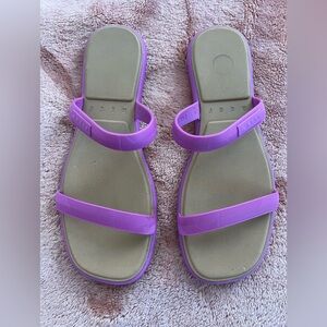Reef Women's Lavender and Tan Sandals